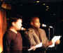 Tim Russ and Garrett Wang in Alaska, 2001