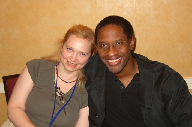 Tim Russ and I at his signing table in Orlando, Oct. 29, 2006
