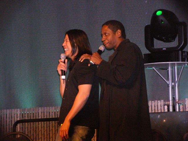 Tim Russ on stage in Seattle, Sept. 10, 2006