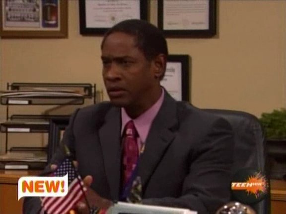 Tim Russ as the School Principal in the pilot of "iCarly"